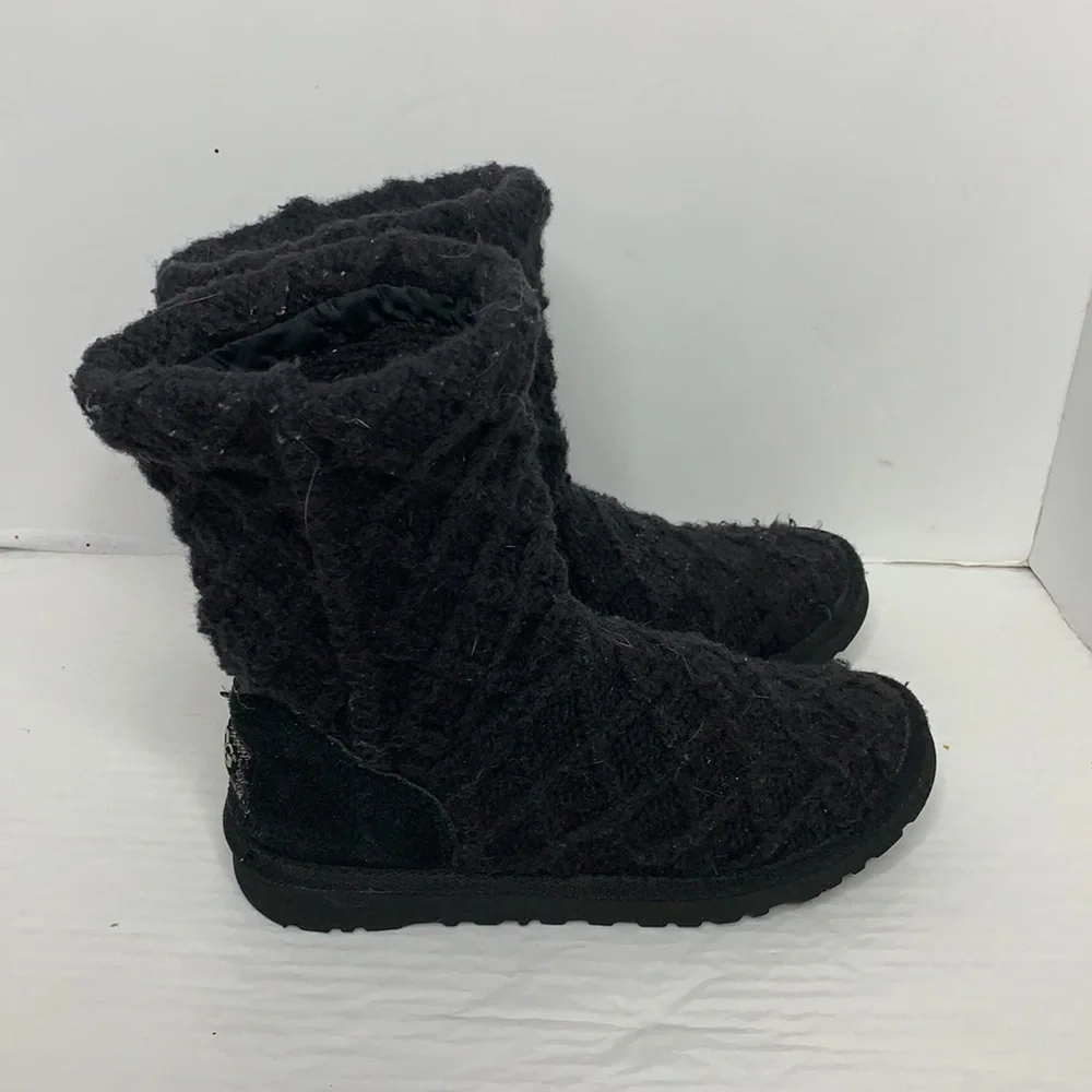 UGG Women's Lattice Cardy knit boots